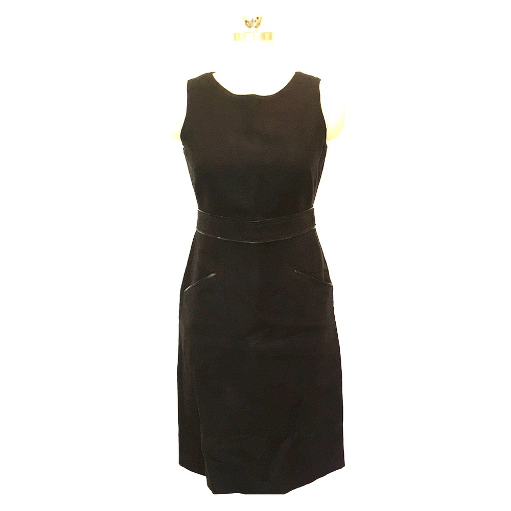 Donna Morgan Black Linen Dress, size 2